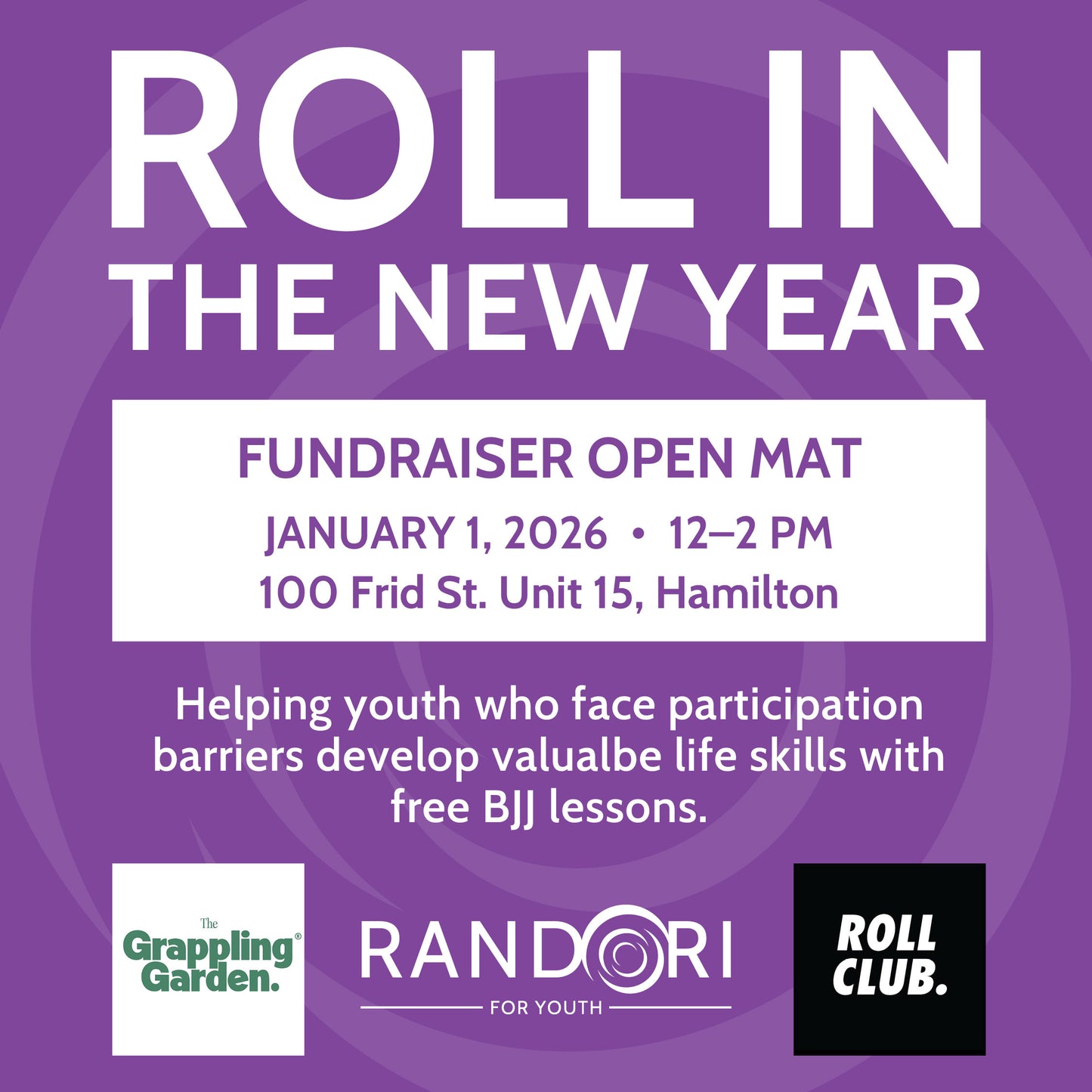 NYD OPEN MAT FUNDRAISER